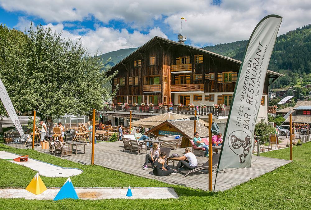 Hotel L'Aubergade Morzine Bagian luar foto