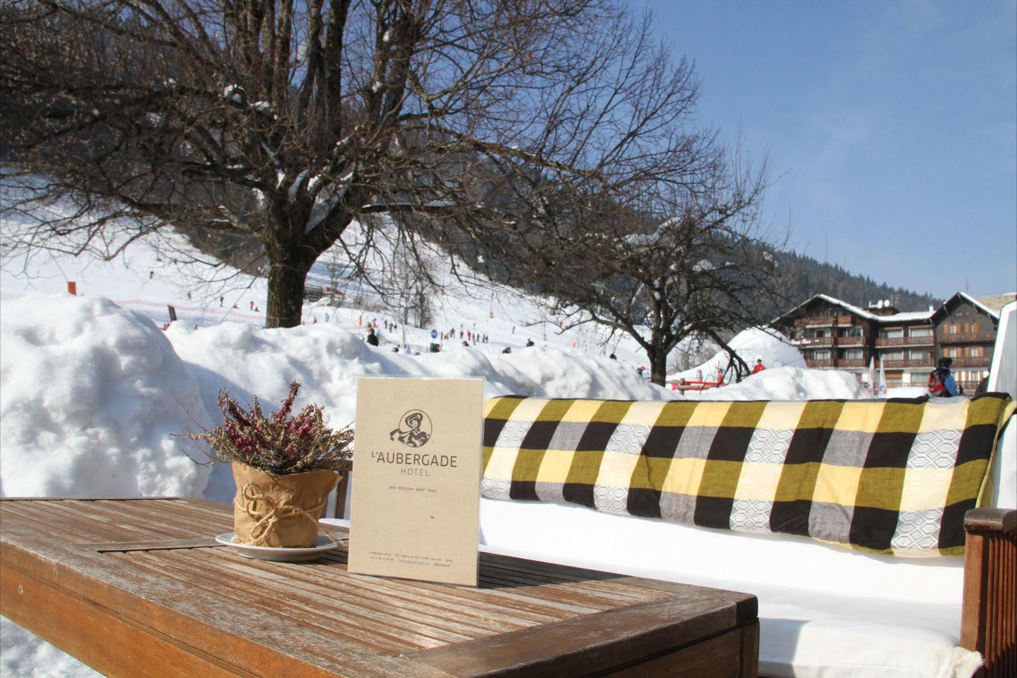 Hotel L'Aubergade Morzine Bagian luar foto
